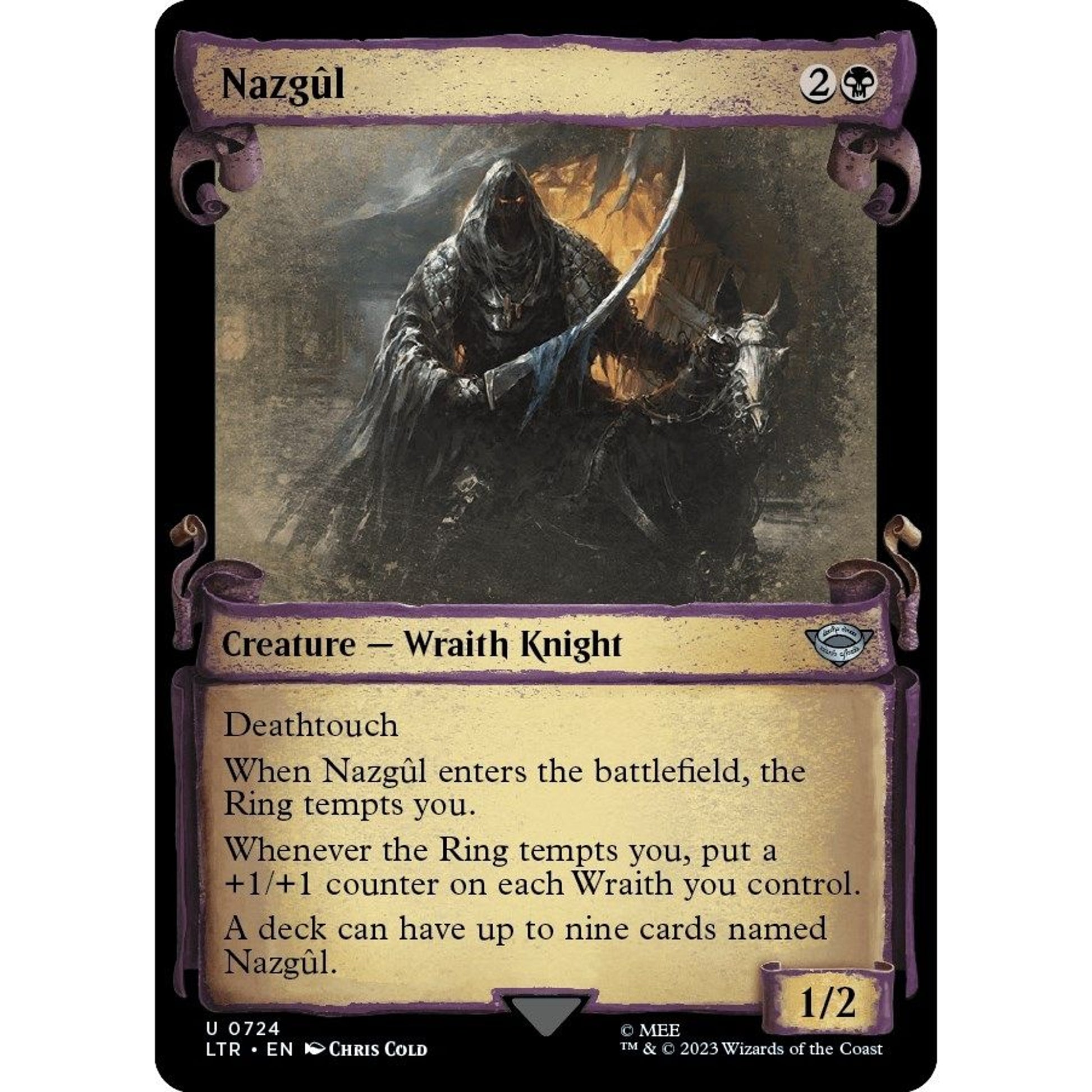 Image for Nazgul (0724) (Showcase Scrolls) (724) (LTR) - Magic: The Gathering
