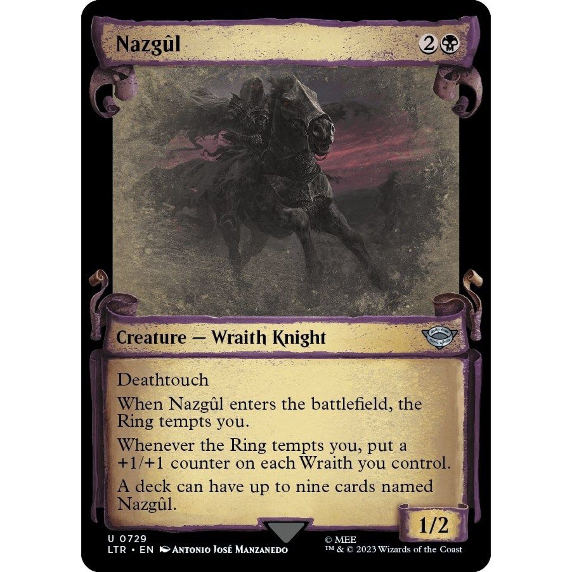 Image for Nazgul (0729) (Showcase Scrolls) (729) (LTR) - Magic: The Gathering