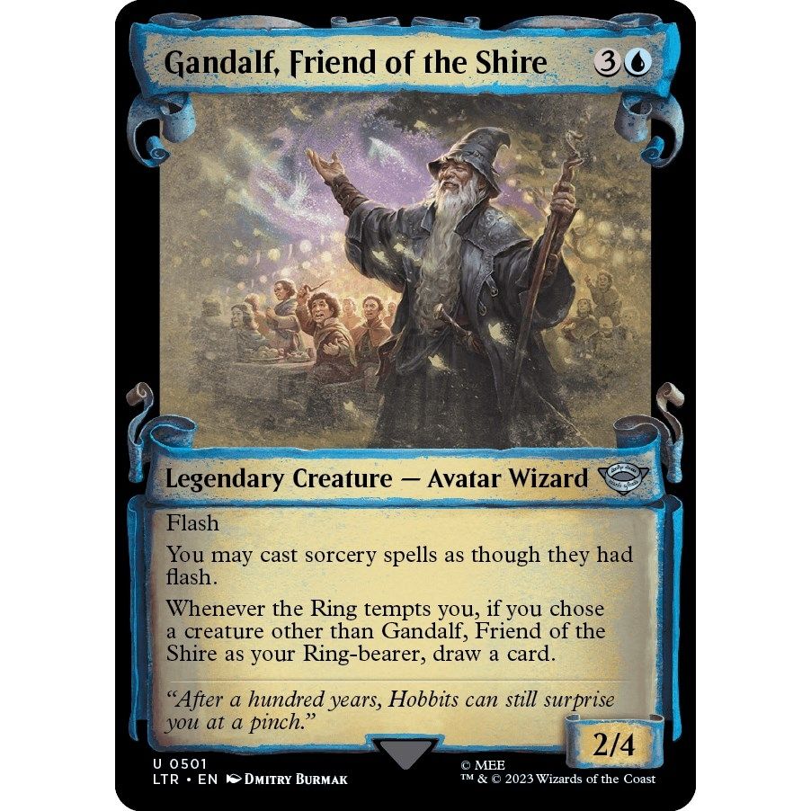 Image for Gandalf, Friend of the Shire (Showcase Scrolls) (501) (LTR) - Magic: The Gathering