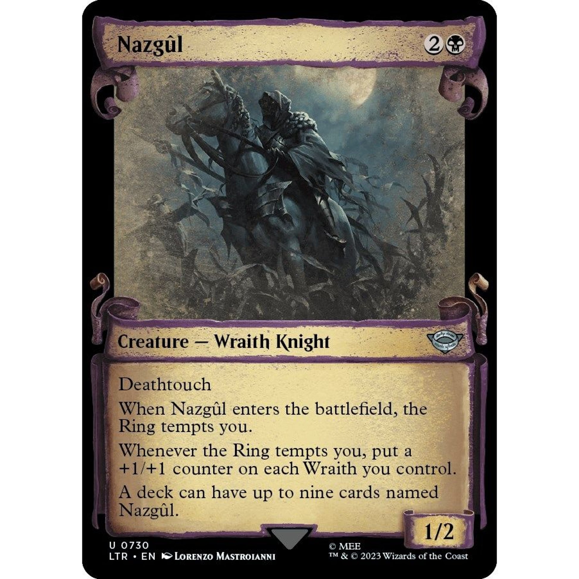 Image for Nazgul (0730) (Showcase Scrolls) (730) (LTR) - Magic: The Gathering