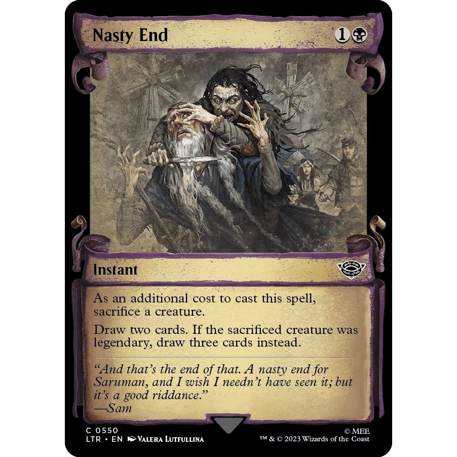 Image for Nasty End (Showcase Scrolls) (550) (LTR) - Magic: The Gathering