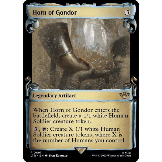 Image for Horn of Gondor (Showcase Scrolls) (691) (LTR) - Magic: The Gathering