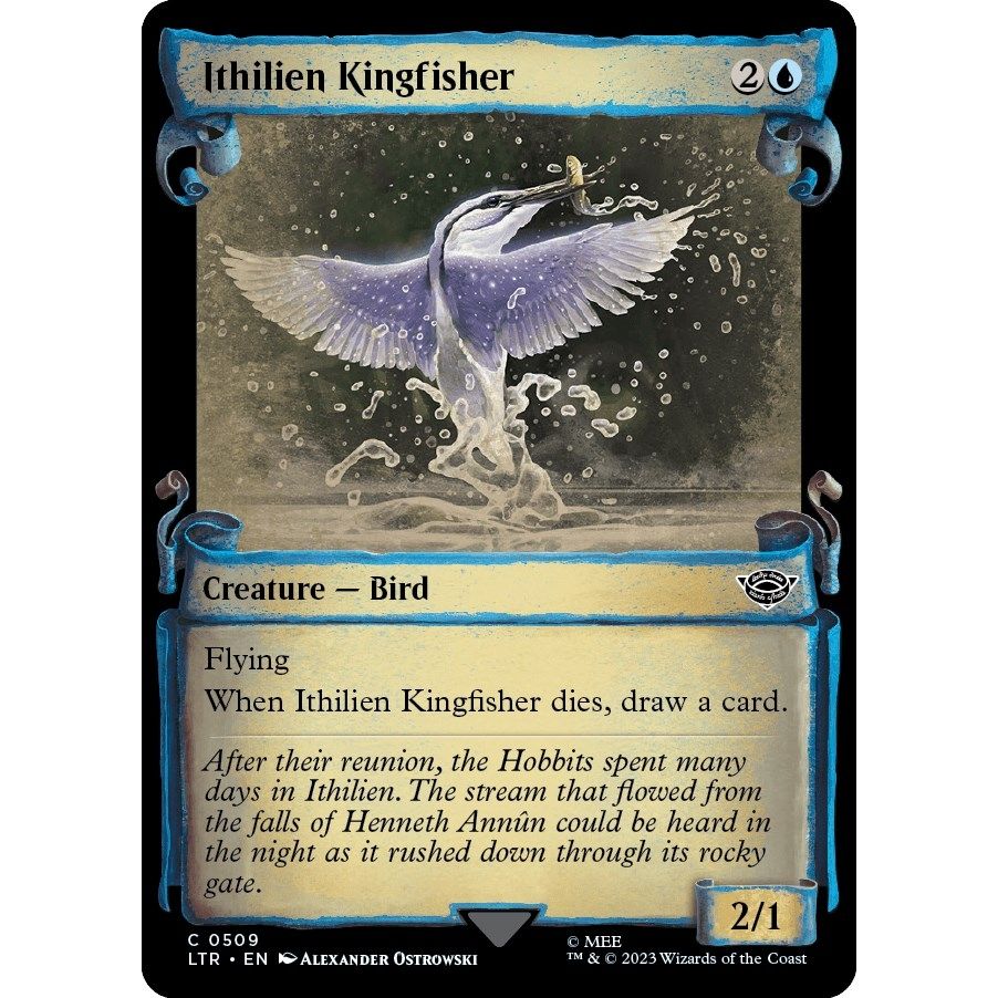 Image for Ithilien Kingfisher (Showcase Scrolls) (509) (LTR) - Magic: The Gathering