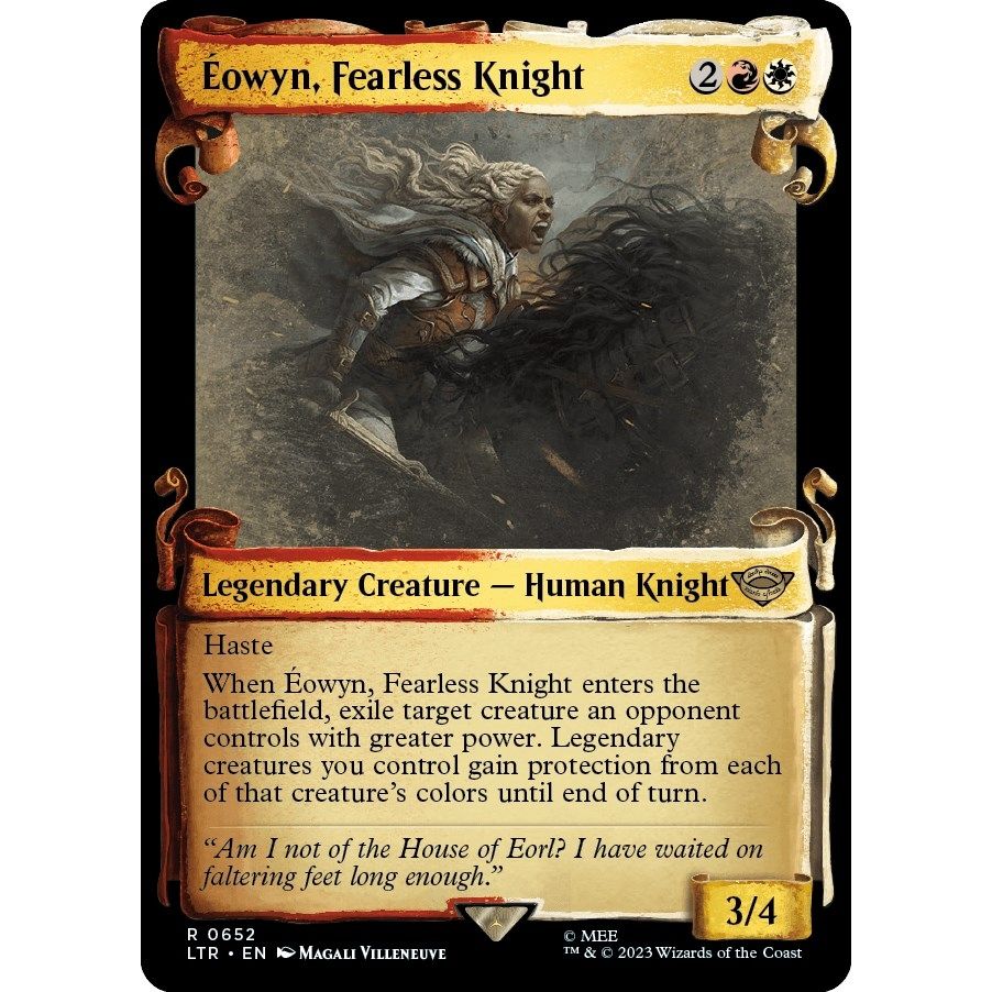 Image for Eowyn, Fearless Knight (Showcase Scrolls) (652) (LTR) - Magic: The Gathering