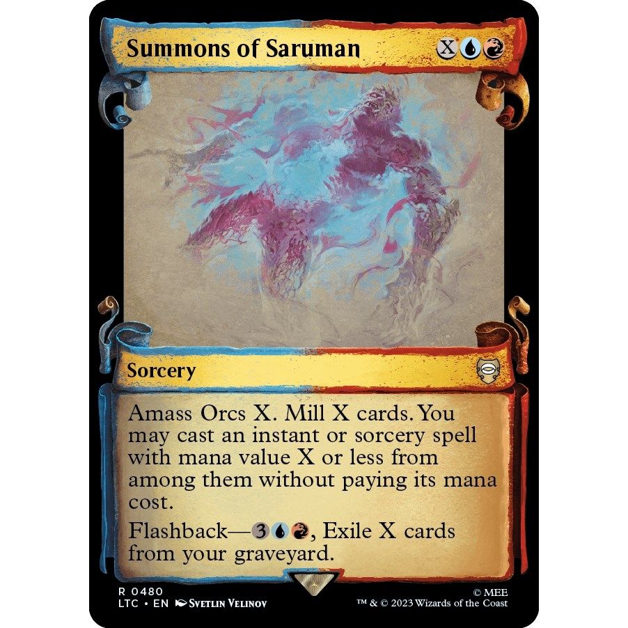 Image for Summons of Saruman (Showcase Scrolls) (480) (LTC) - Magic: The Gathering