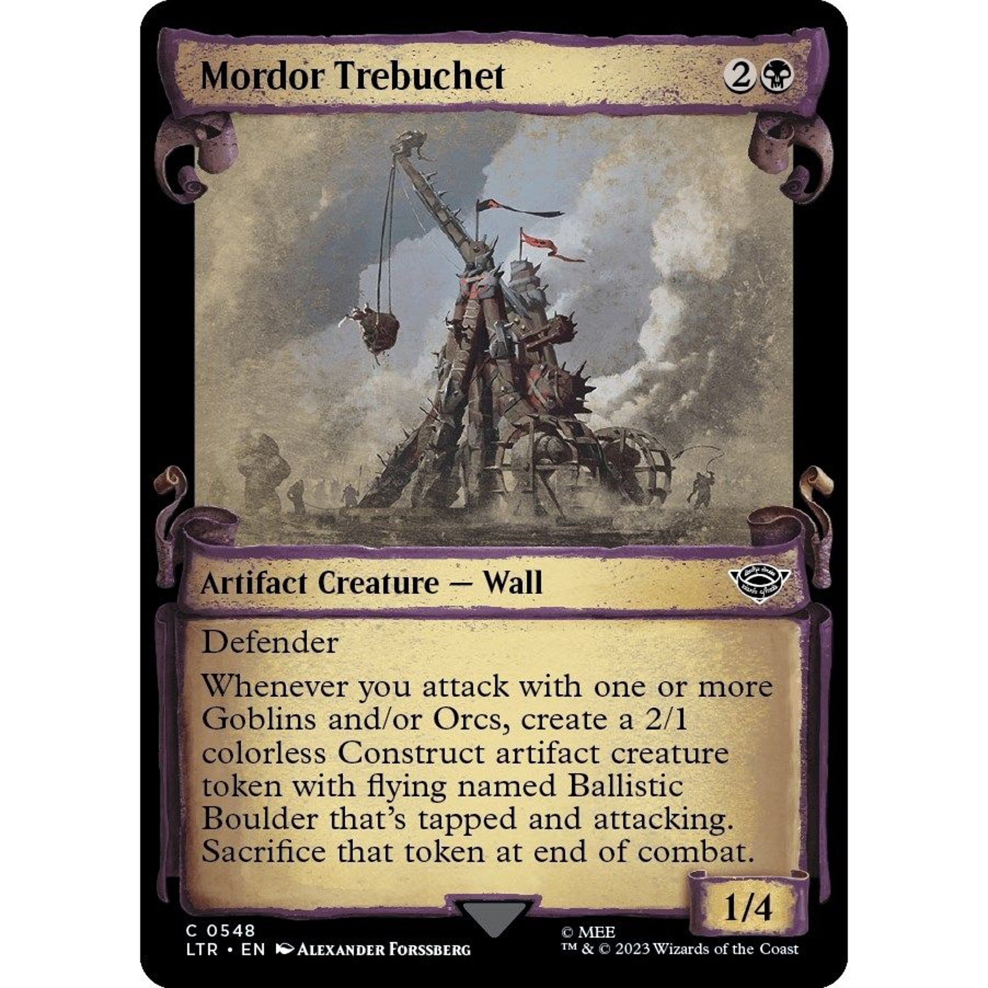 Image for Mordor Trebuchet (Showcase Scrolls) (548) (LTR) - Magic: The Gathering