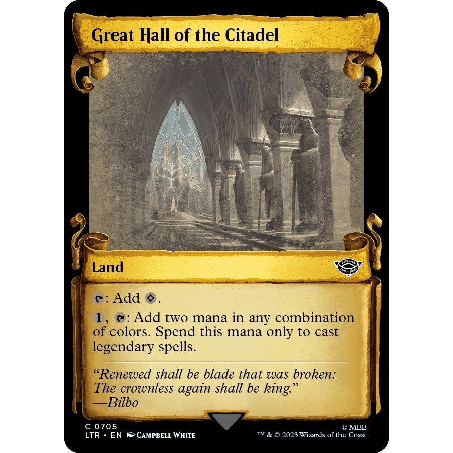 Image for Great Hall of the Citadel (Showcase Scrolls) (705) (LTR) - Magic: The Gathering