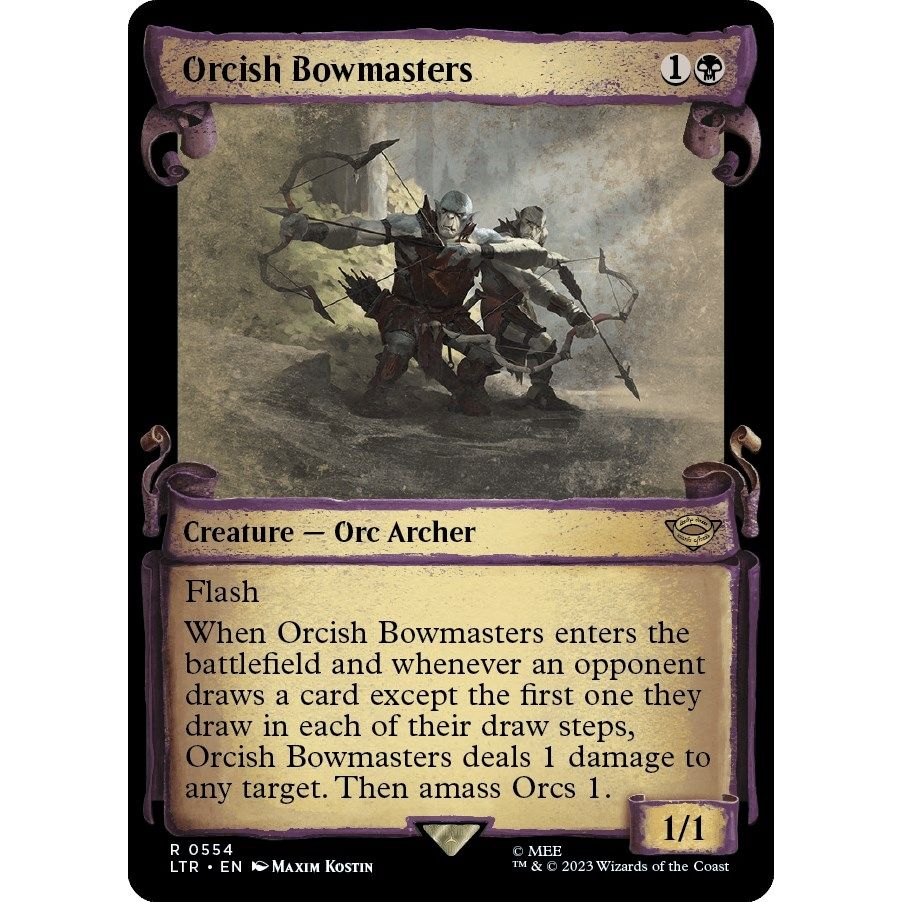 Image for Orcish Bowmasters (Showcase Scrolls) (554) (LTR) - Magic: The Gathering