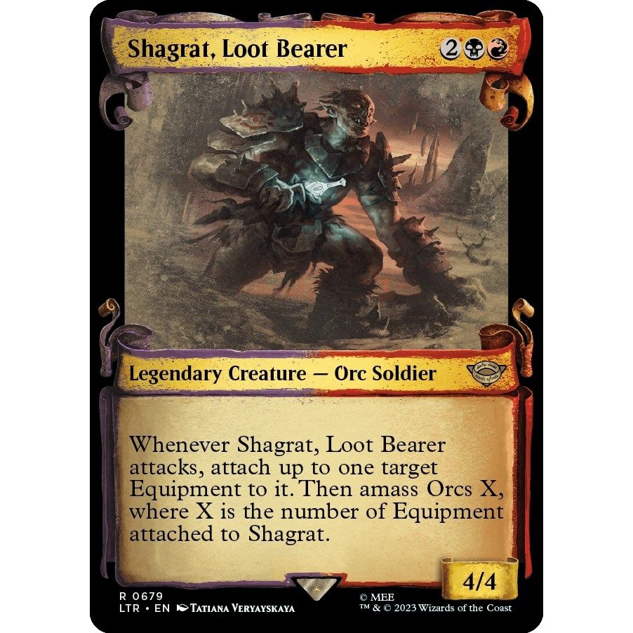Image for Shagrat, Loot Bearer (Showcase Scrolls) (679) (LTR) - Magic: The Gathering