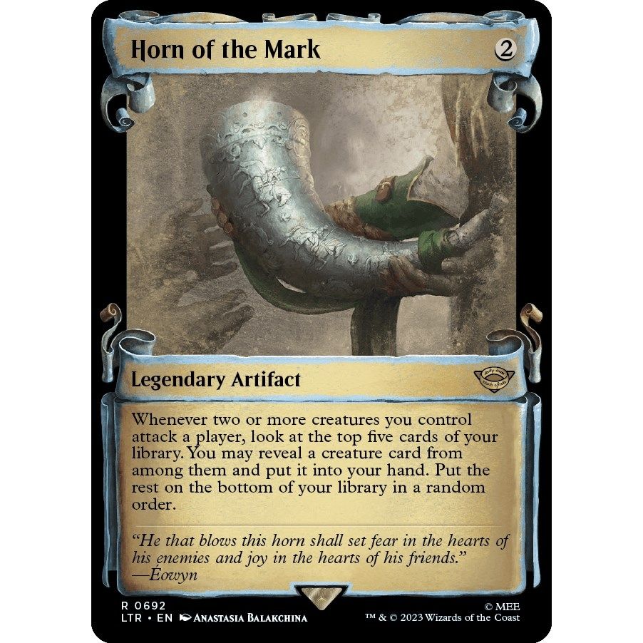 Image for Horn of the Mark (Showcase Scrolls) (692) (LTR) - Magic: The Gathering