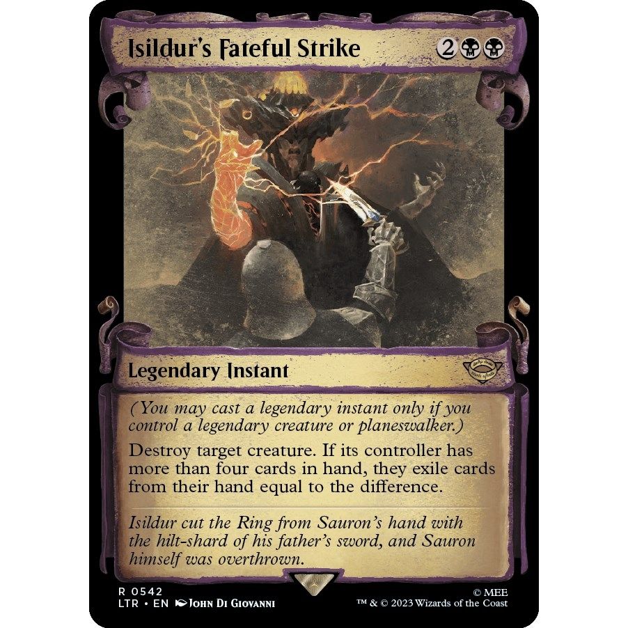 Image for Isildur's Fateful Strike (Showcase Scrolls) (542) (LTR) - Magic: The Gathering