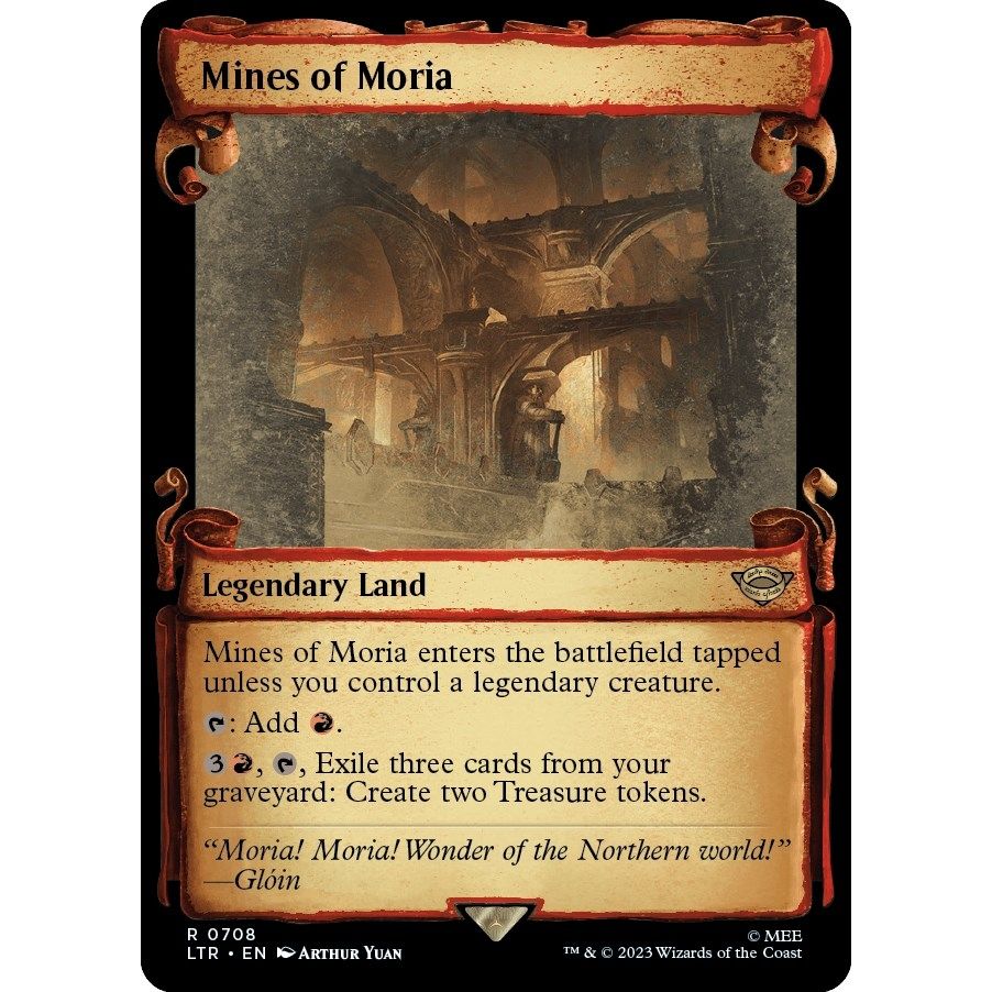 Image for Mines of Moria (Showcase Scrolls) (708) (LTR) - Magic: The Gathering