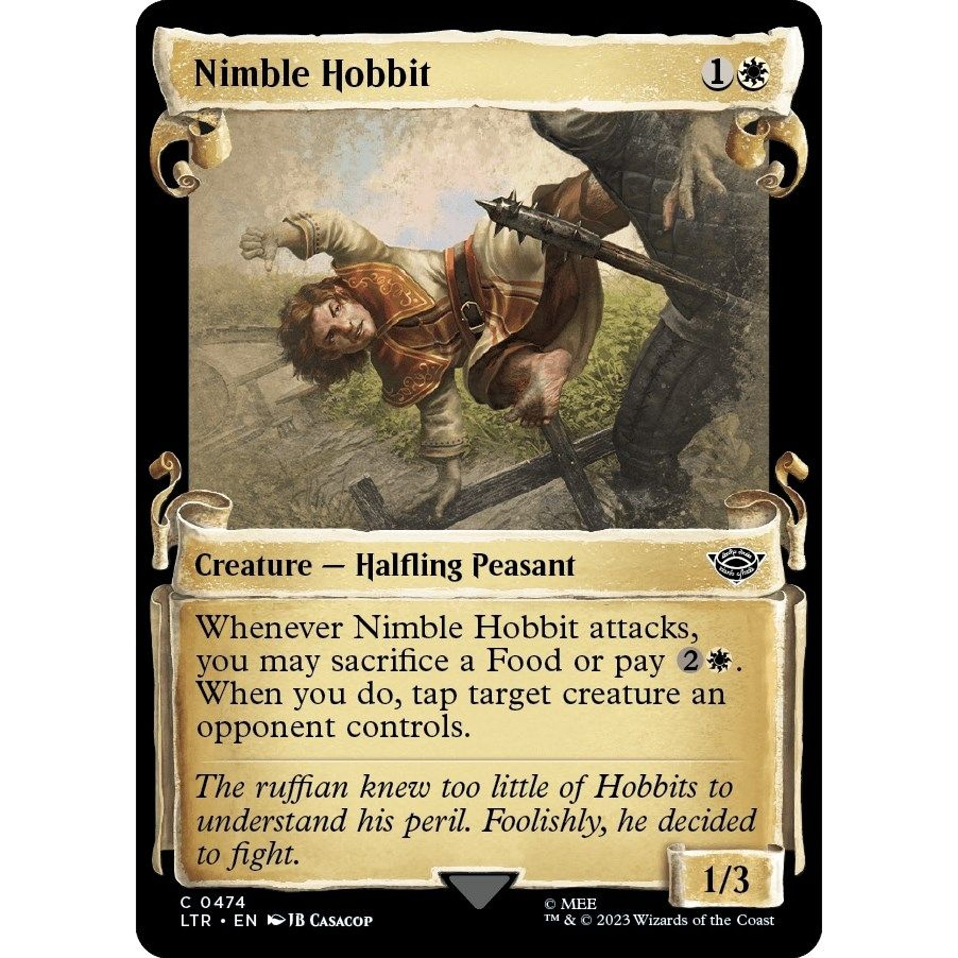 Image for Nimble Hobbit (Showcase Scrolls) (474) (LTR) - Magic: The Gathering