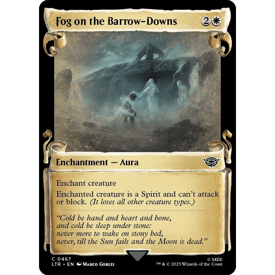 Image for Fog on the Barrow-Downs (Showcase Scrolls) (467) (LTR) - Magic: The Gathering
