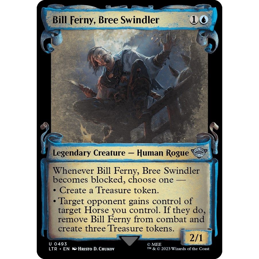 Image for Bill Ferny, Bree Swindler (Showcase Scrolls) (493) (LTR) - Magic: The Gathering