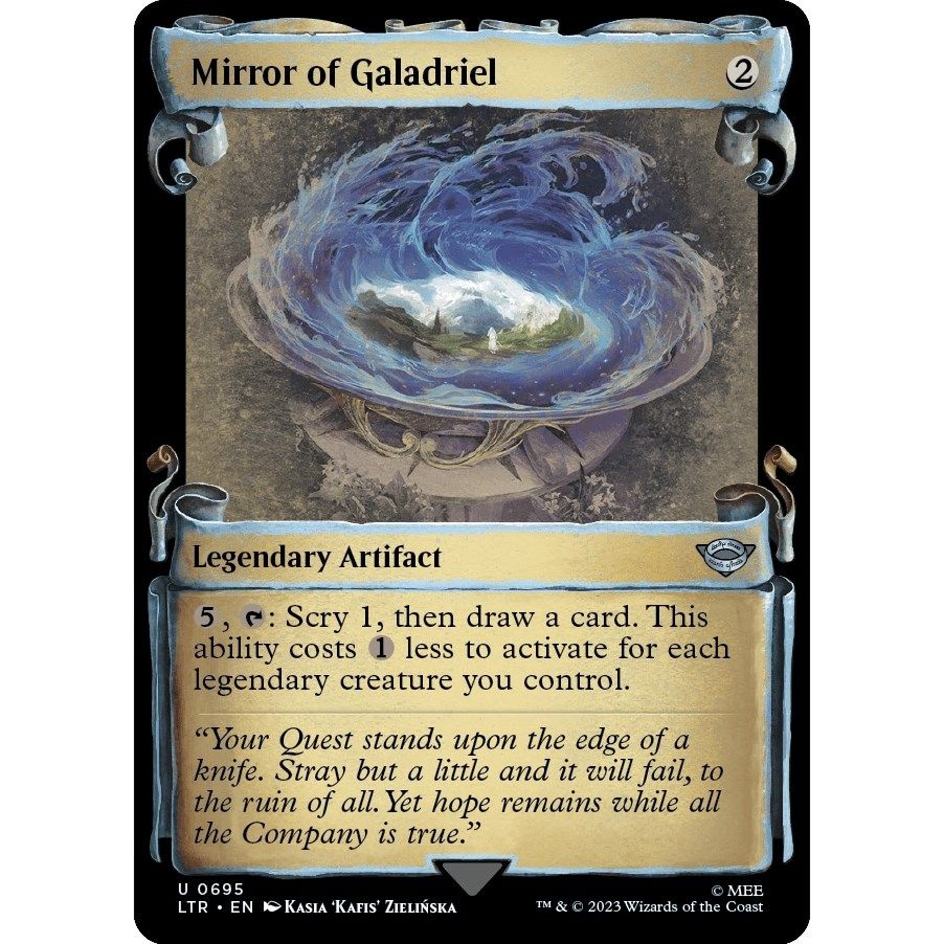 Image for Mirror of Galadriel (Showcase Scrolls) (695) (LTR) - Magic: The Gathering
