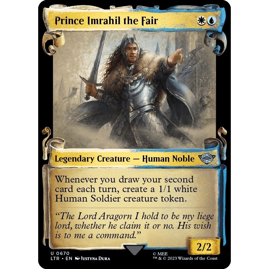 Image for Prince Imrahil the Fair (Showcase Scrolls) (670) (LTR) - Magic: The Gathering
