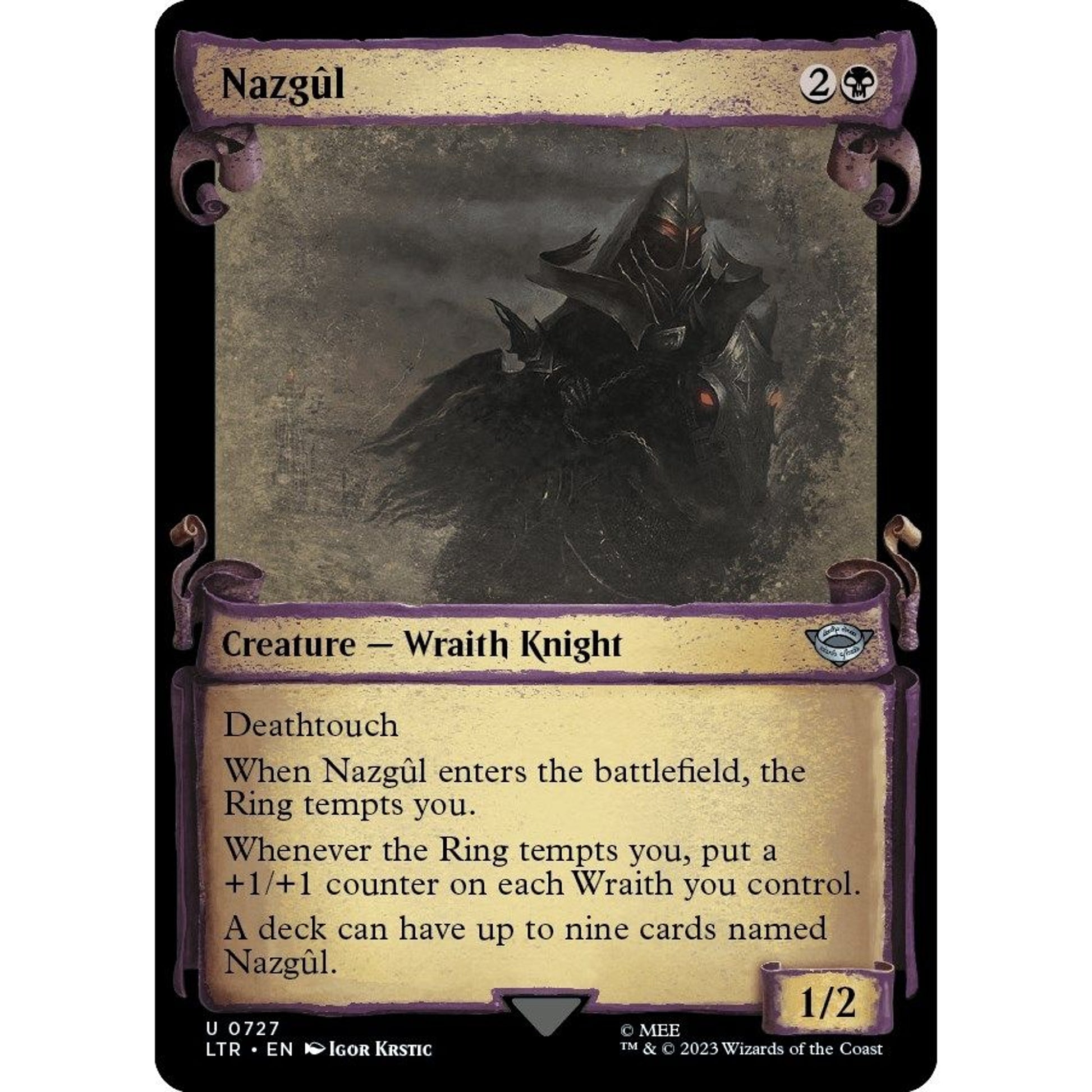 Image for Nazgul (0727) (Showcase Scrolls) (727) (LTR) - Magic: The Gathering