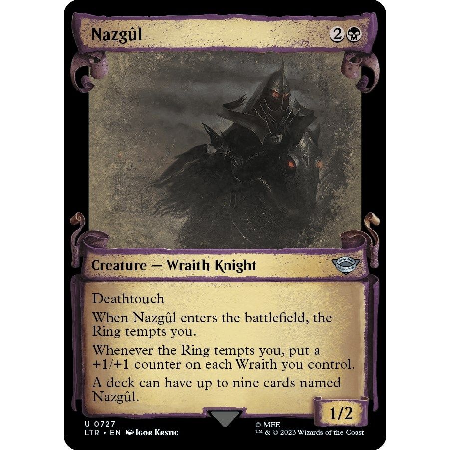 Image for Nazgul (0727) (Showcase Scrolls) (727) (LTR) - Magic: The Gathering