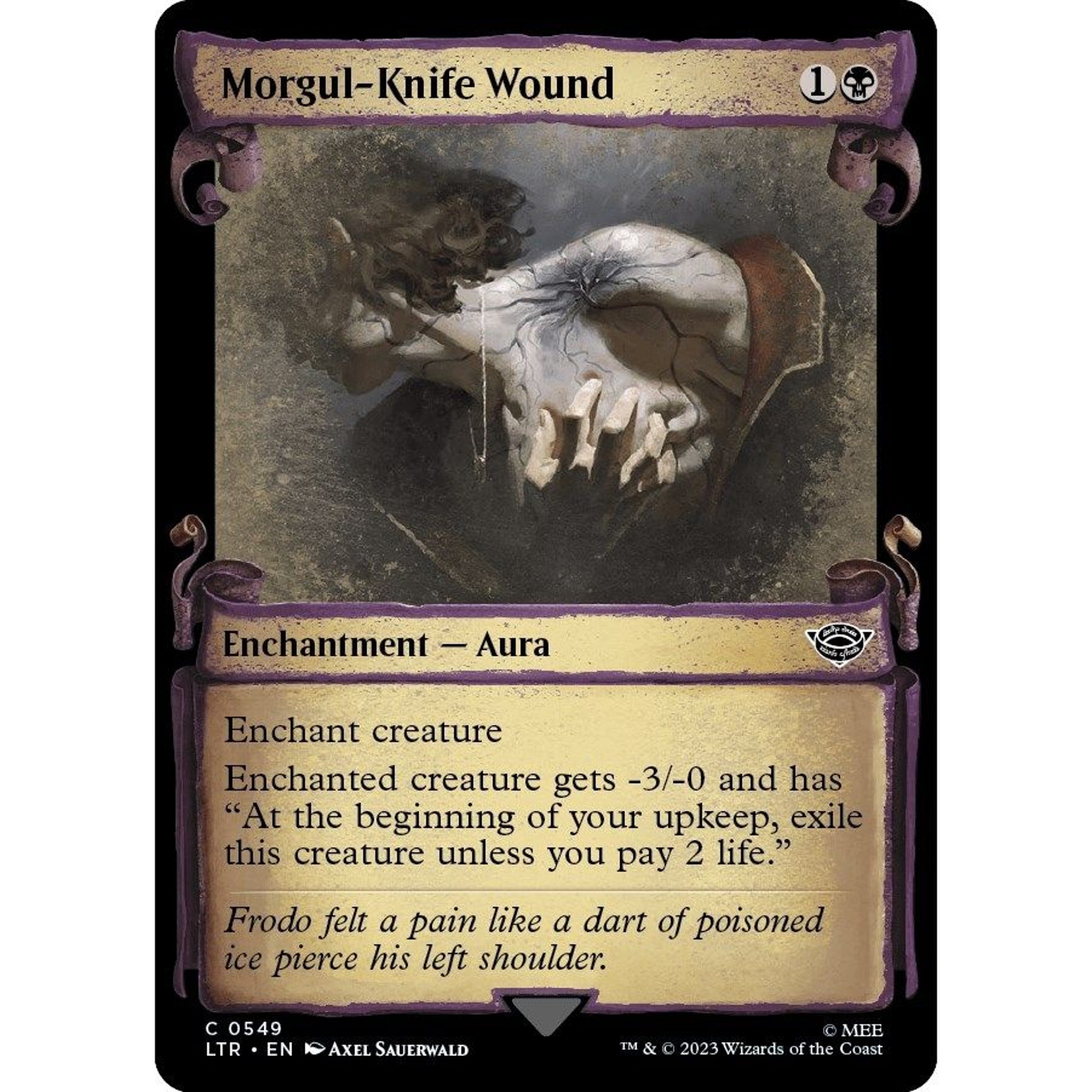 Image for Morgul-Knife Wound (Showcase Scrolls) (549) (LTR) - Magic: The Gathering