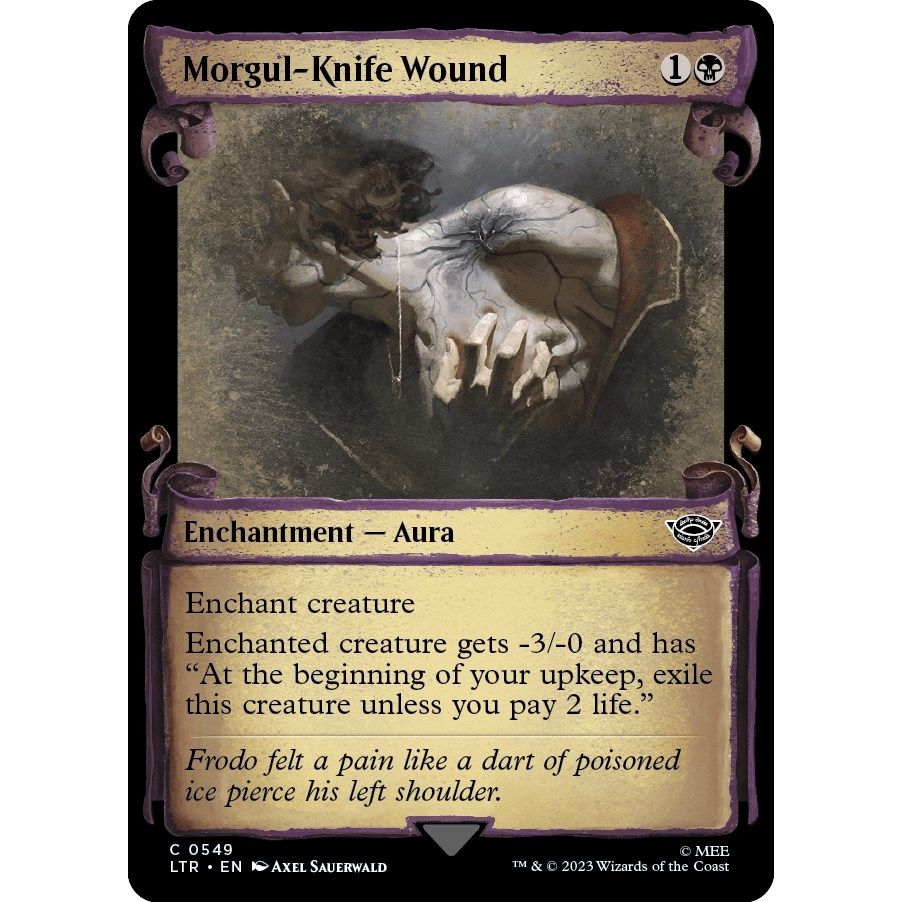 Image for Morgul-Knife Wound (Showcase Scrolls) (549) (LTR) - Magic: The Gathering