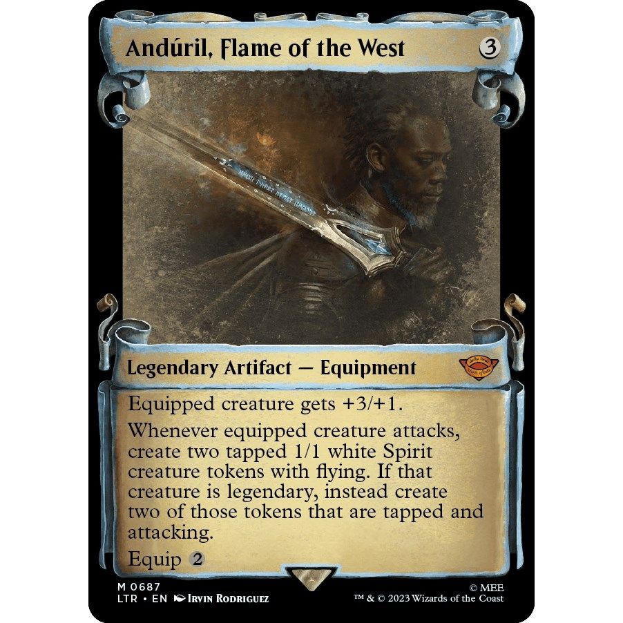 Image for Anduril, Flame of the West (Showcase Scrolls) (687) (LTR) - Magic: The Gathering