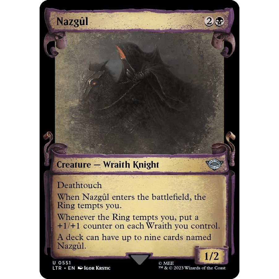 Image for Nazgul (0551) (Showcase Scrolls) (551) (LTR) - Magic: The Gathering