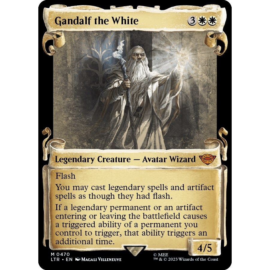 Image for Gandalf the White (Showcase Scrolls) (470) (LTR) - Magic: The Gathering