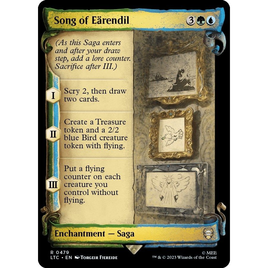 Image for Song of Earendil (Showcase Scrolls) (479) (LTC) - Magic: The Gathering
