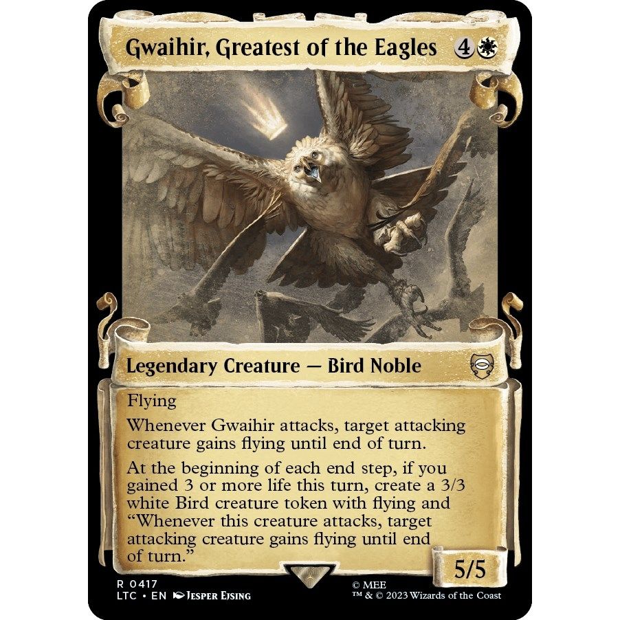 Image for Gwaihir, Greatest of the Eagles (Showcase Scrolls) (417) (LTC) - Magic: The Gathering