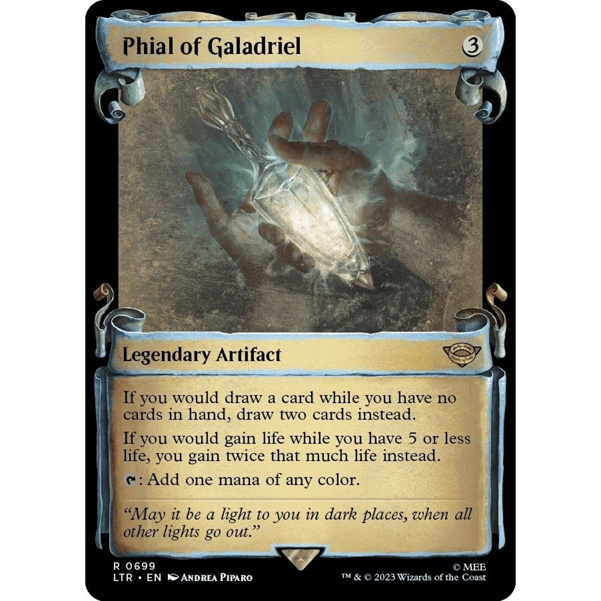 Image for Phial of Galadriel (Showcase Scrolls) (699) (LTR) - Magic: The Gathering