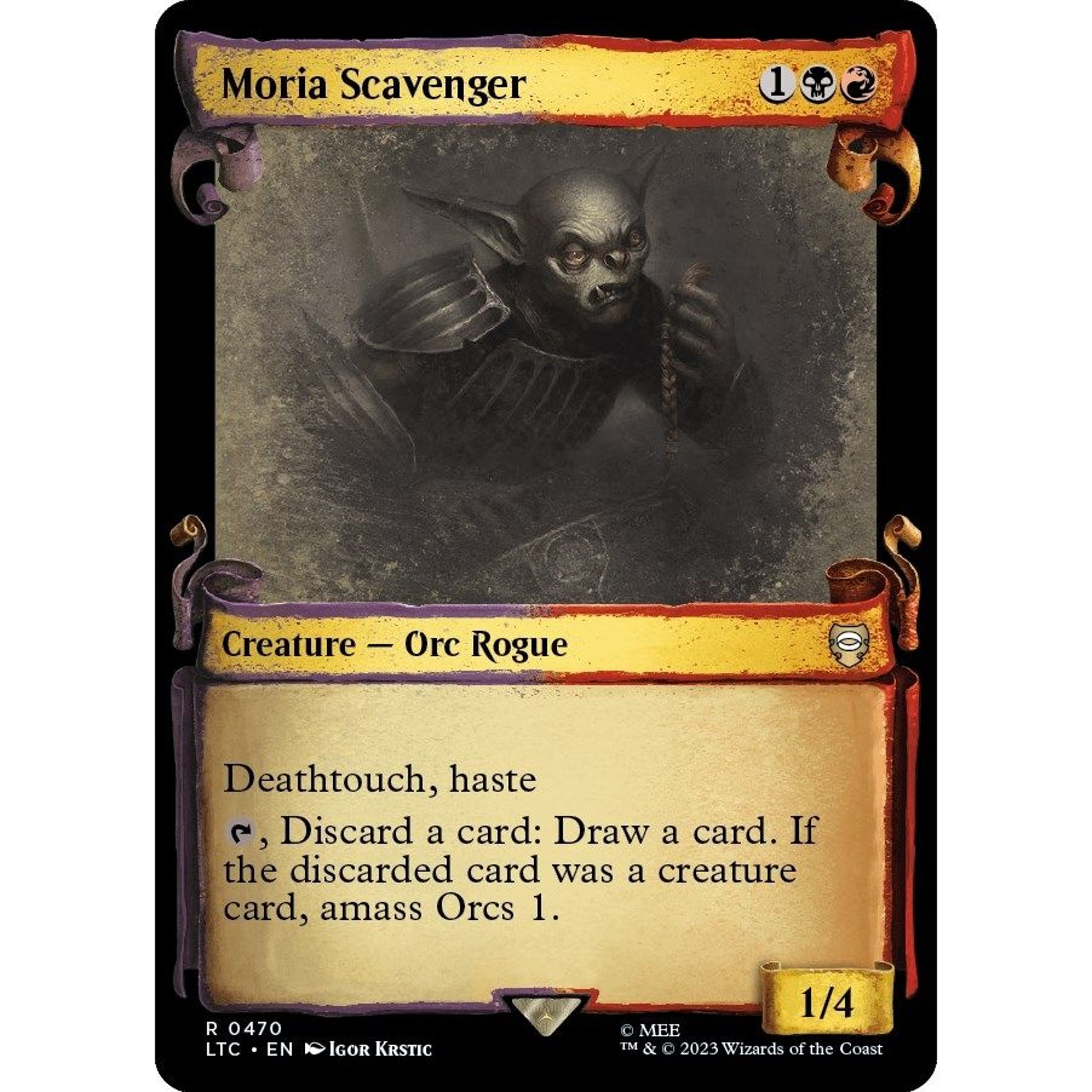 Image for Moria Scavenger (Showcase Scrolls) (470) (LTC) - Magic: The Gathering
