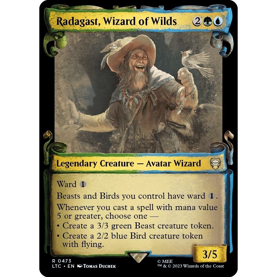 Image for Radagast, Wizard of Wilds (Showcase Scrolls) (473) (LTC) - Magic: The Gathering