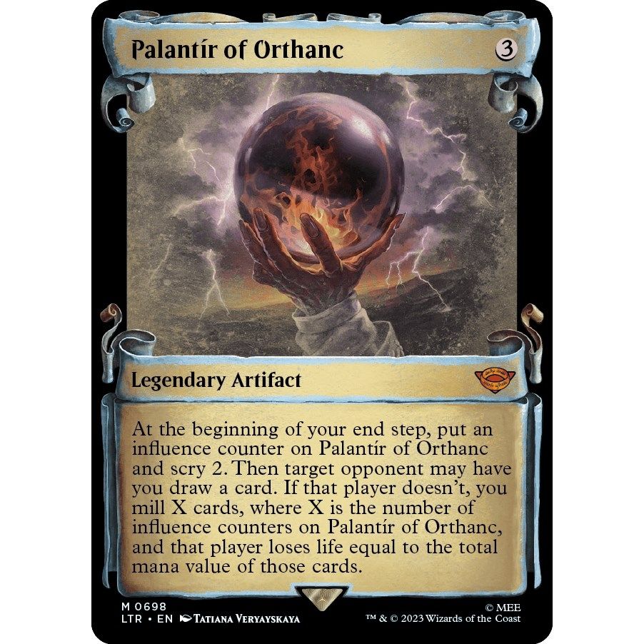Image for Palantir of Orthanc (Showcase Scrolls) (698) (LTR) - Magic: The Gathering
