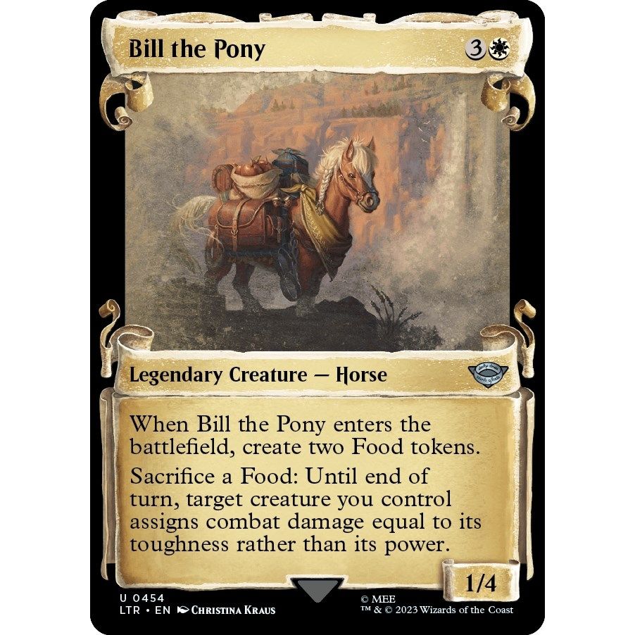 Image for Bill the Pony (Showcase Scrolls) (454) (LTR) - Magic: The Gathering