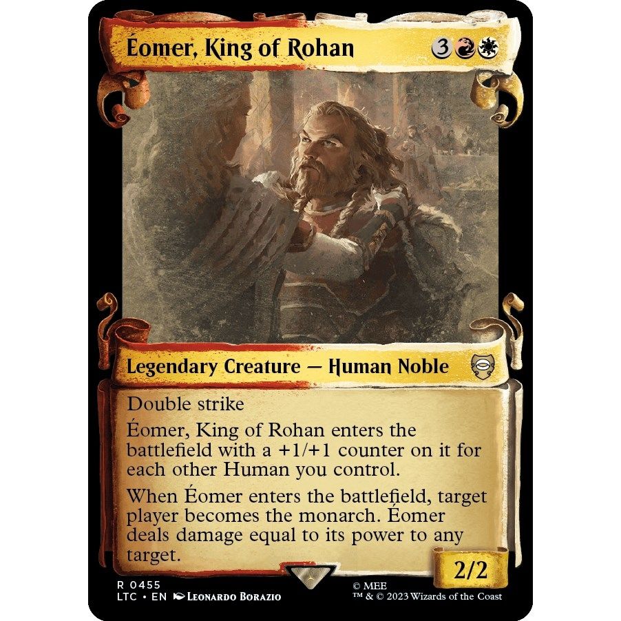 Image for Eomer, King of Rohan (Showcase Scrolls) (455) (LTC) - Magic: The Gathering