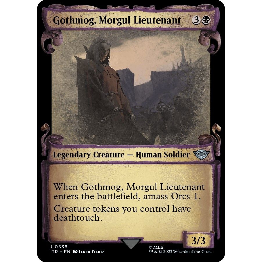 Image for Gothmog, Morgul Lieutenant (Showcase Scrolls) (538) (LTR) - Magic: The Gathering