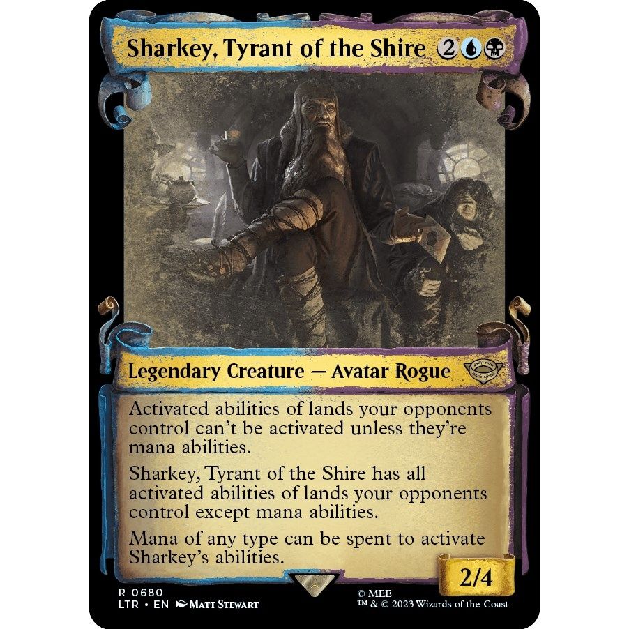 Image for Sharkey, Tyrant of the Shire (Showcase Scrolls) (680) (LTR) - Magic: The Gathering