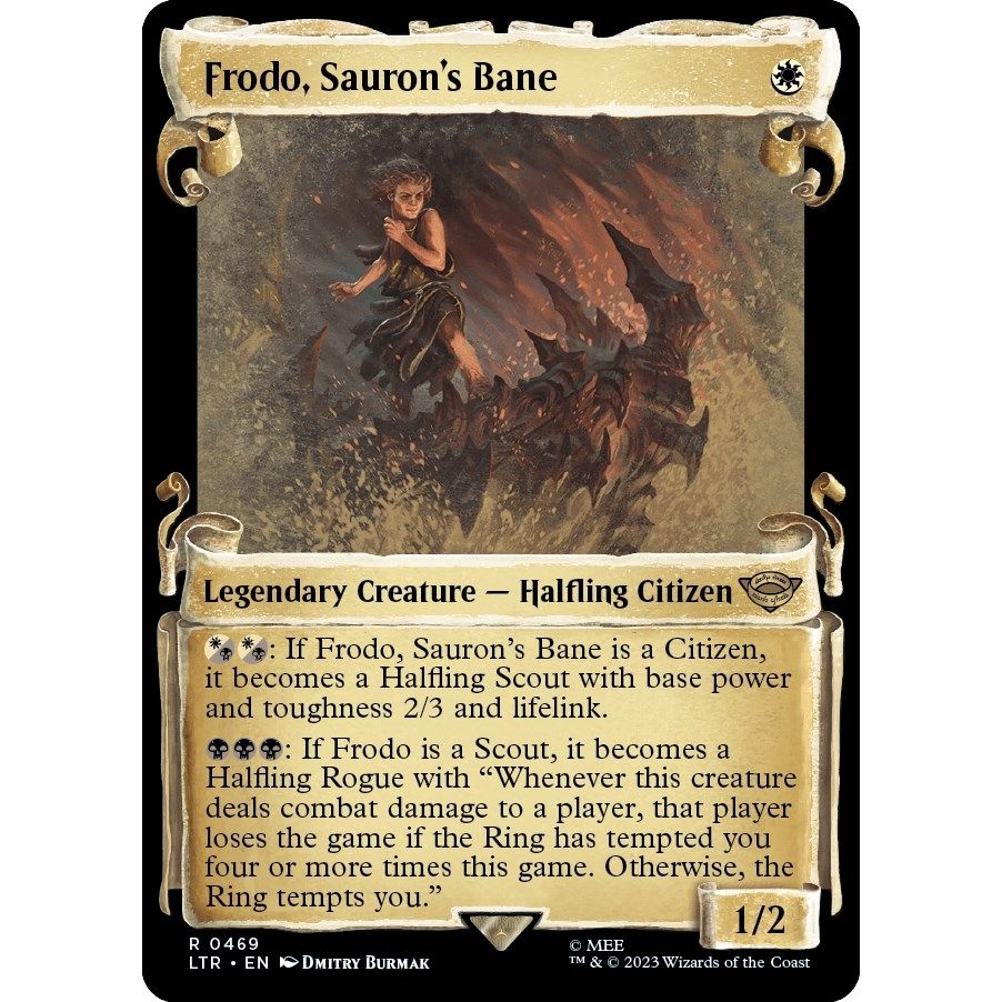 Image for Frodo, Sauron's Bane (Showcase Scrolls) (469) (LTR) - Magic: The Gathering