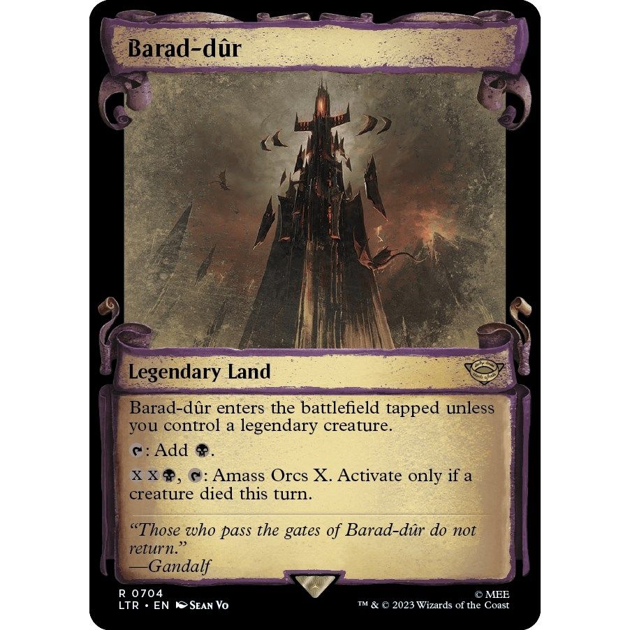 Image for Barad-dur (Showcase Scrolls) (704) (LTR) - Magic: The Gathering