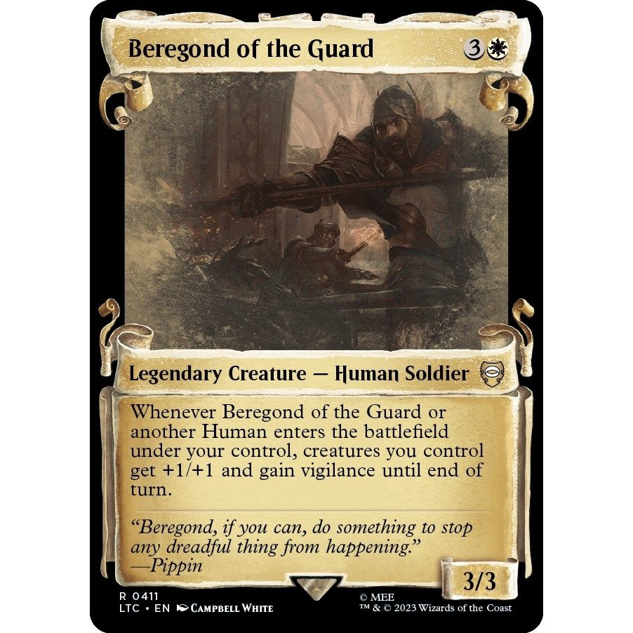 Image for Beregond of the Guard (Showcase Scrolls) (411) (LTC) - Magic: The Gathering