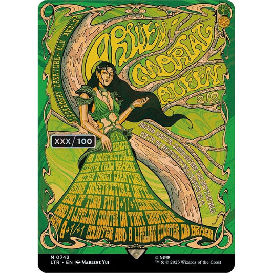 Image for Arwen, Mortal Queen (Borderless Poster) (Serial Numbered) (742) (LTR) - Magic: The Gathering