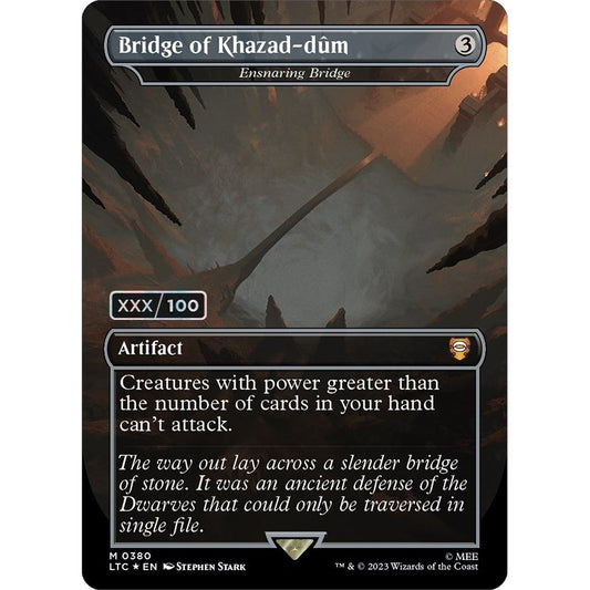 Image for Bridge of Khazad-dum - Ensnaring Bridge (Serial Numbered) (380) (LTC) - Magic: The Gathering