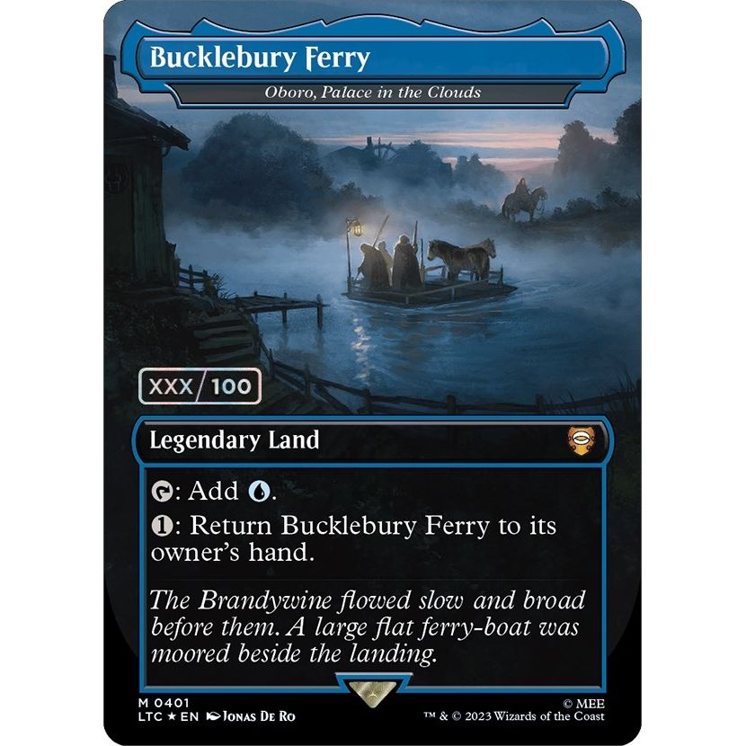 Image for Bucklebury Ferry - Oboro, Palace in the Clouds (Serial Numbered) (401) (LTC) - Magic: The Gathering