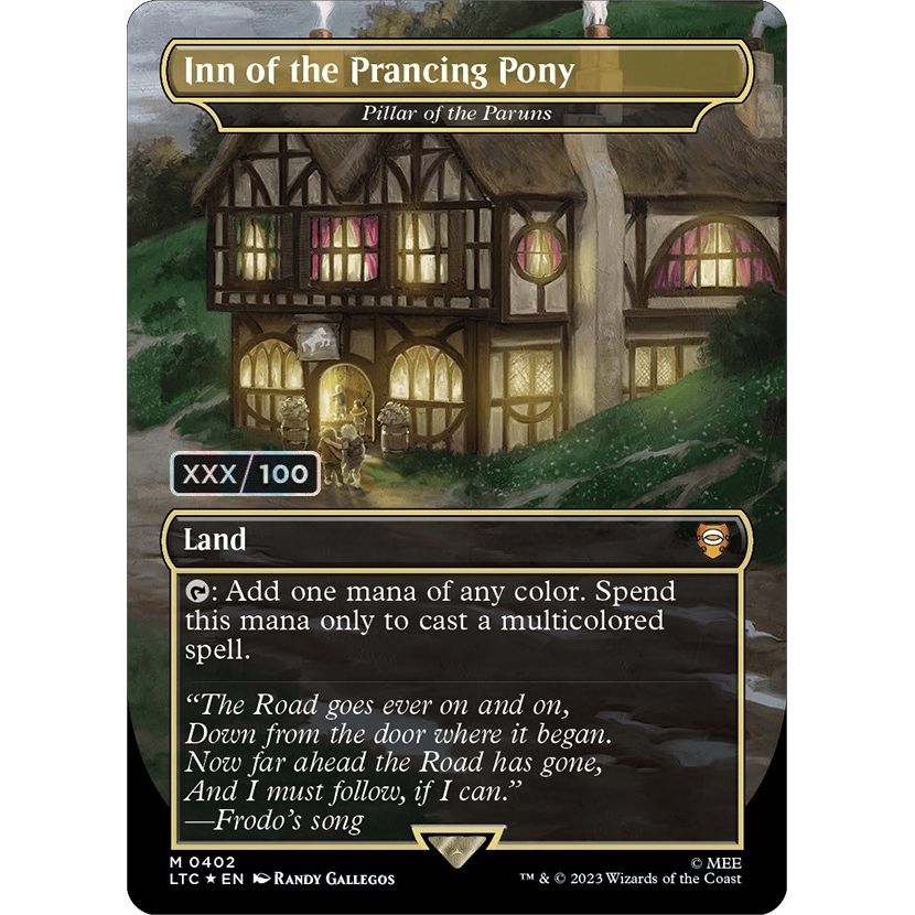 Image for Inn of the Prancing Pony - Pillar of the Paruns (Serial Numbered) (402) (LTC) - Magic: The Gathering