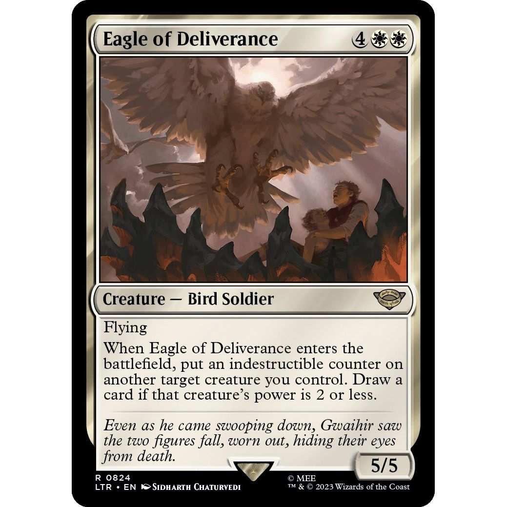 Image for Eagle of Deliverance (824) (LTR) - Magic: The Gathering