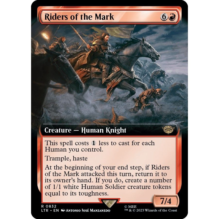 Image for Riders of the Mark (Extended Art) (832) (LTR) - Magic: The Gathering