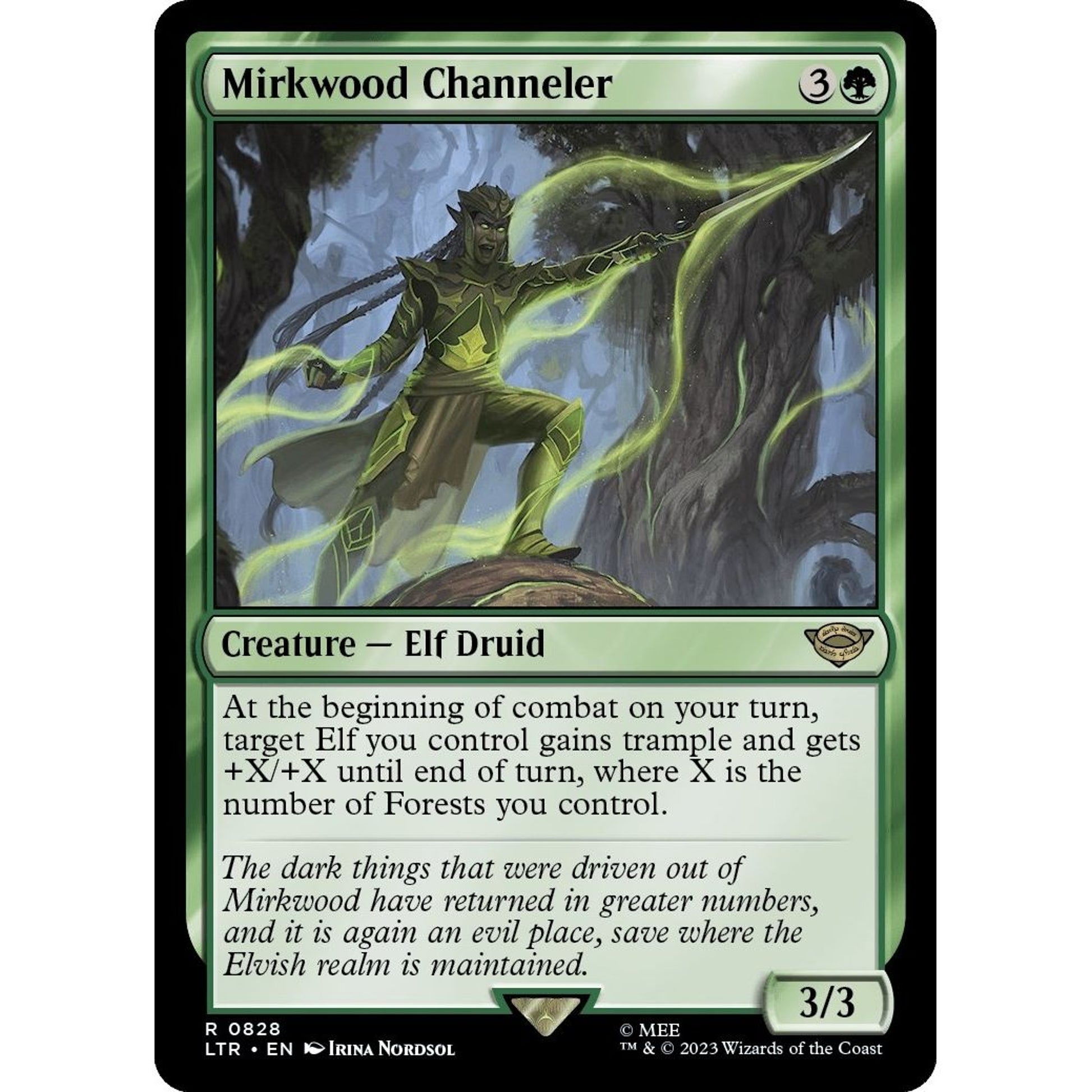 Image for Mirkwood Channeler (828) (LTR) - Magic: The Gathering