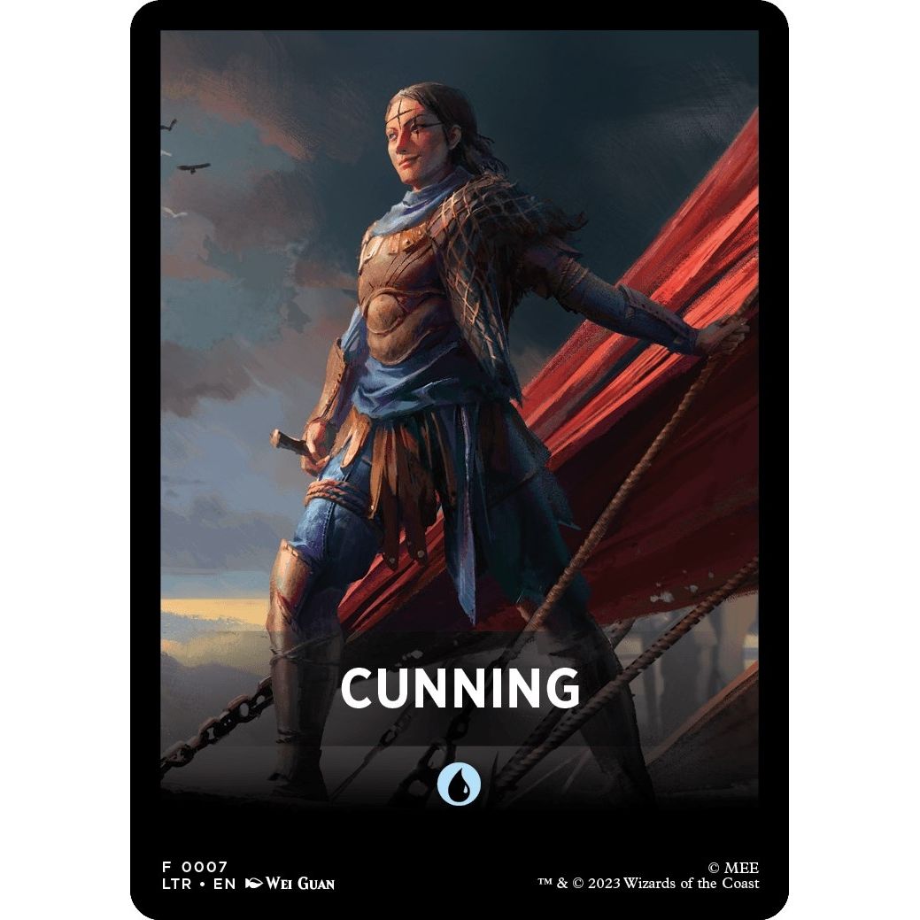 Image for Cunning Theme Card (7) (LTR) - Magic: The Gathering