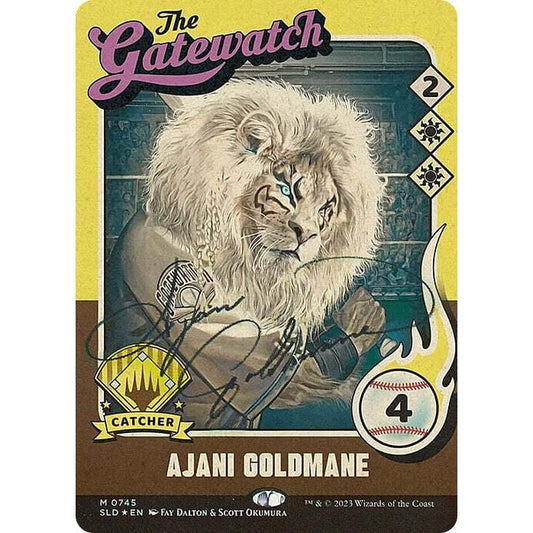 Image for Ajani Goldmane (745) (Autographed) (745) (SLD) - Magic: The Gathering